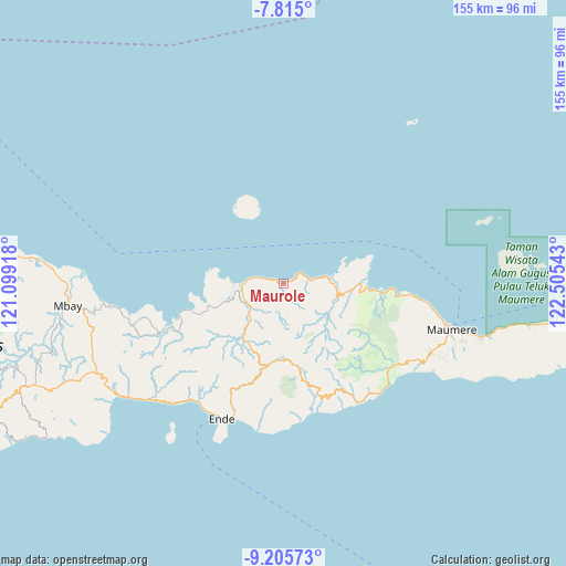 Maurole on map