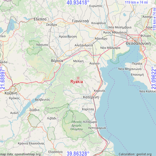 Ryákia on map