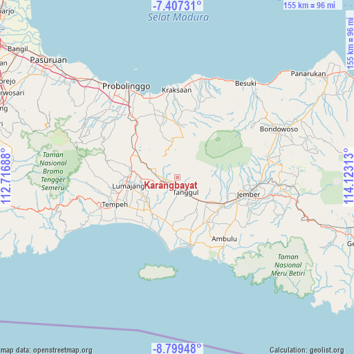Karangbayat on map