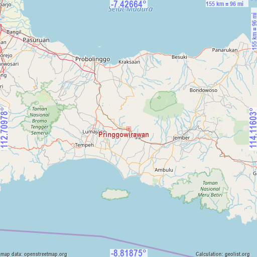 Pringgowirawan on map