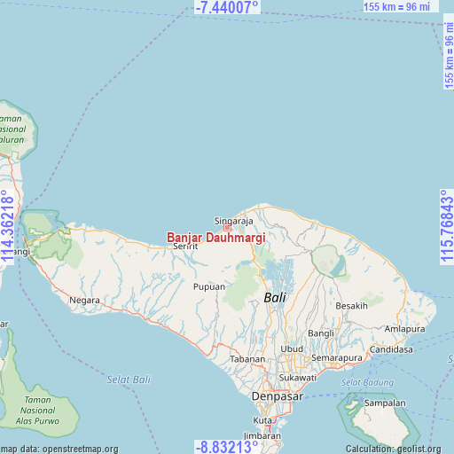 Banjar Dauhmargi on map