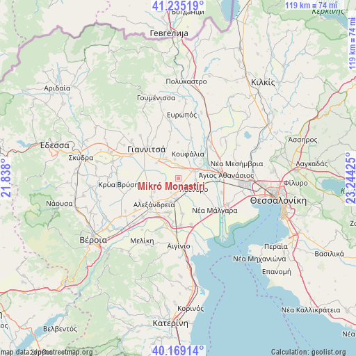 Mikró Monastíri on map