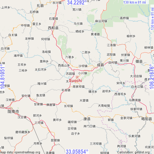 Suochi on map