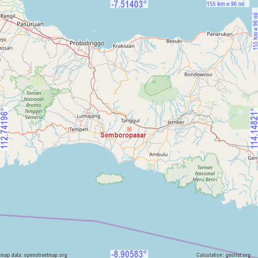 Semboropasar on map
