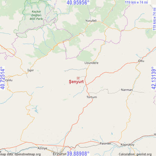 Şenyurt on map