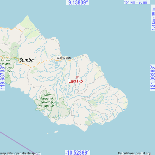 Laetako on map