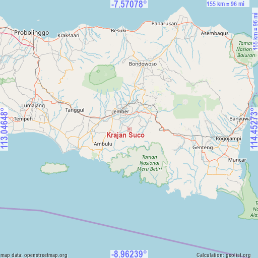 Krajan Suco on map