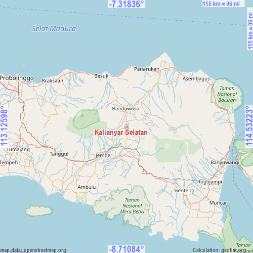 Kalianyar Selatan on map