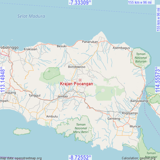 Krajan Pocangan on map