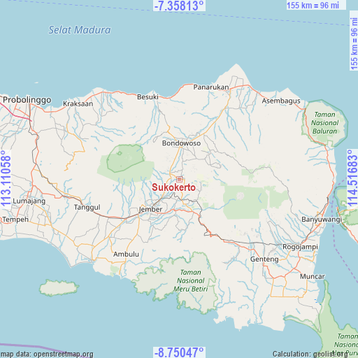 Sukokerto on map