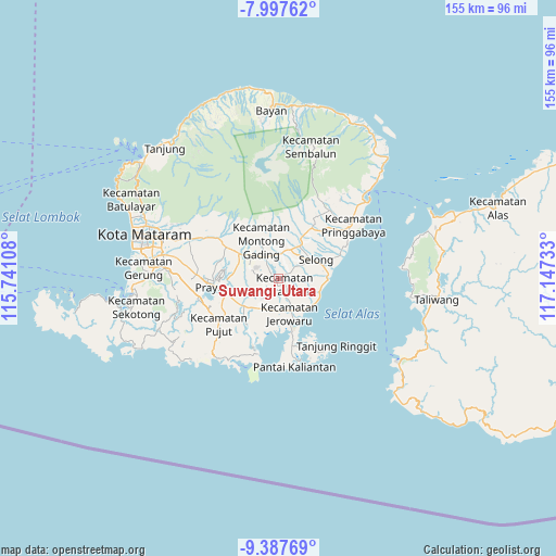 Suwangi Utara on map