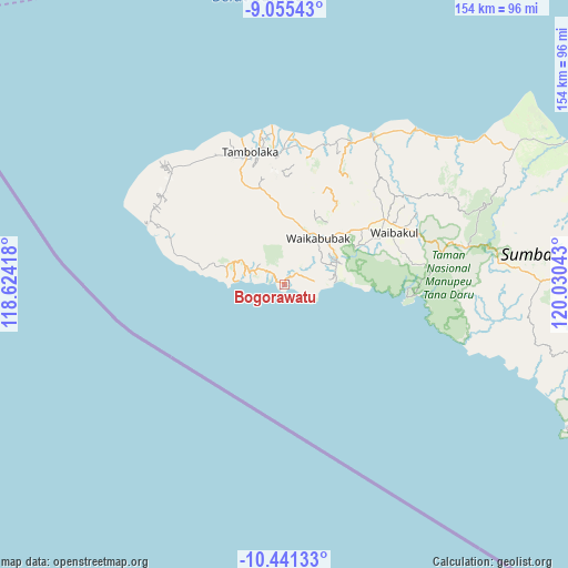 Bogorawatu on map
