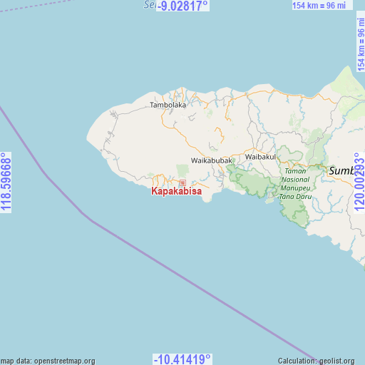 Kapakabisa on map