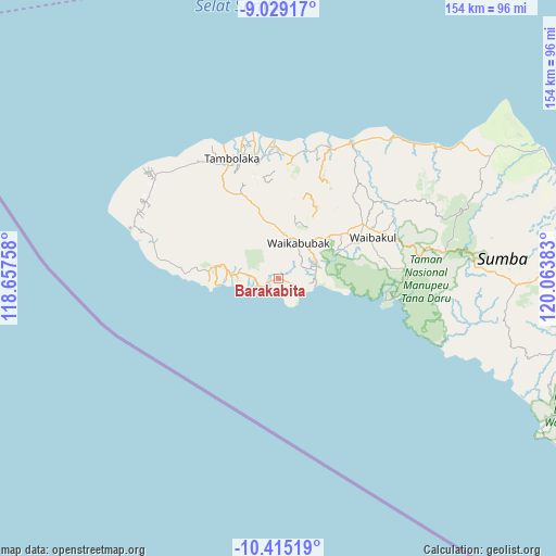 Barakabita on map