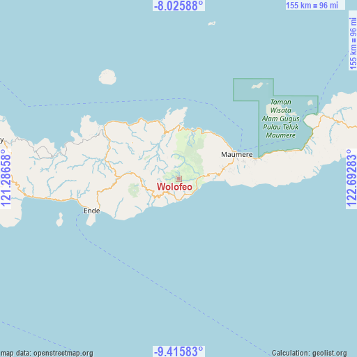 Wolofeo on map