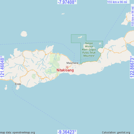 Nitakloang on map