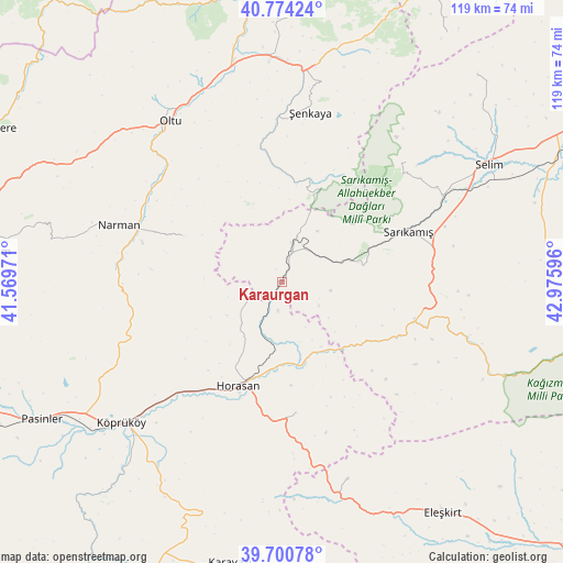 Karaurgan on map