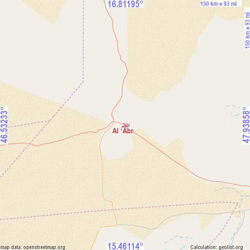 Al ‘Abr on map