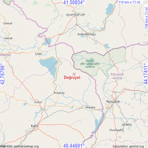 Doğruyol on map