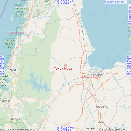 Takuk Nuea on map