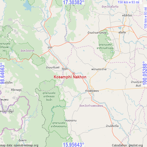 Kosamphi Nakhon on map