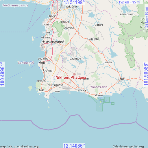 Nikhom Phattana on map