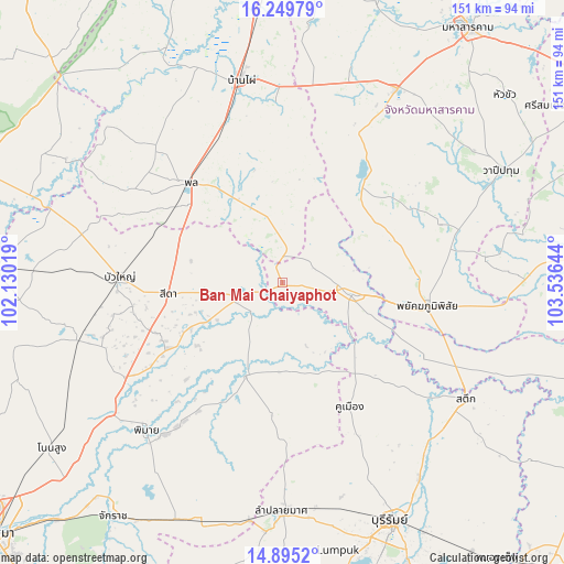 Ban Mai Chaiyaphot on map