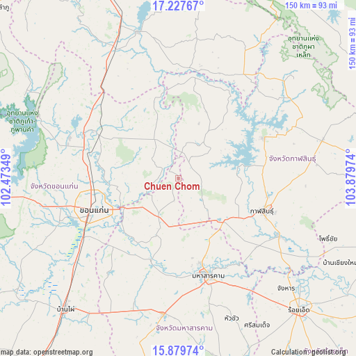 Chuen Chom on map