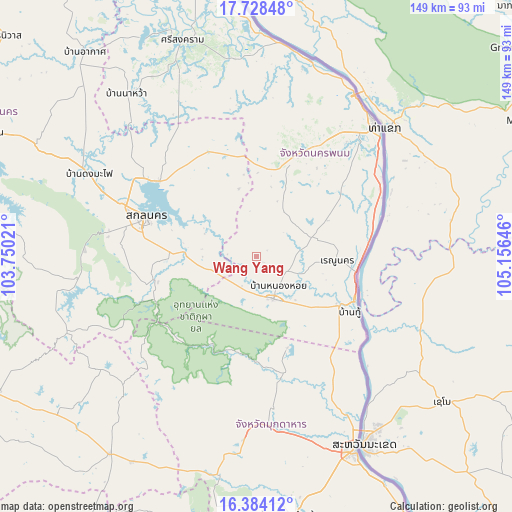 Wang Yang on map