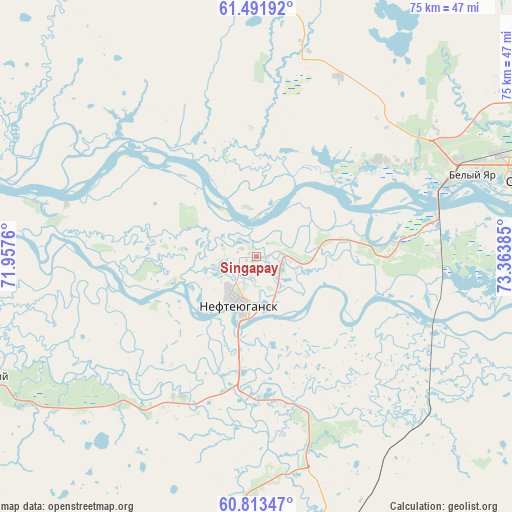 Singapay on map