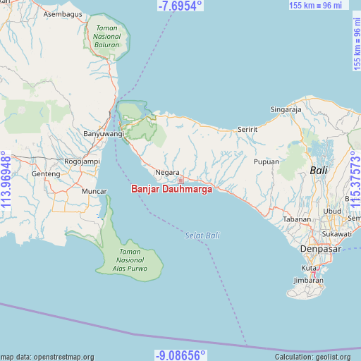 Banjar Dauhmarga on map