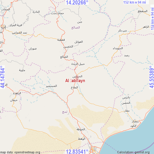 Al Ḩabīlayn on map