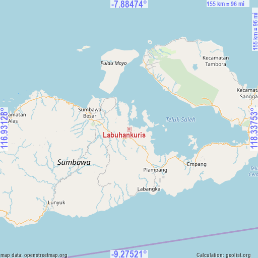 Labuhankuris on map