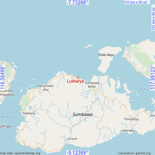 Lukkarya on map