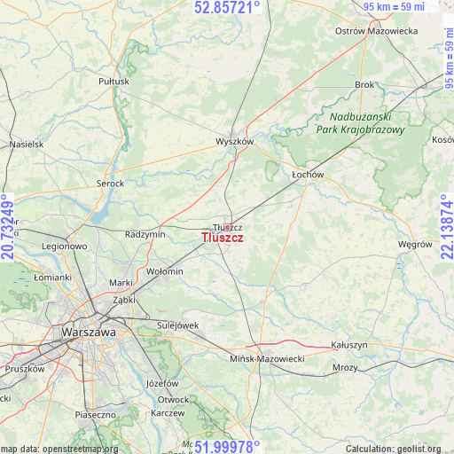 Tłuszcz on map