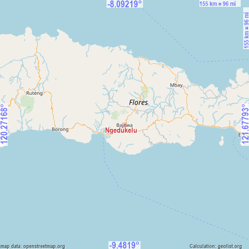 Ngedukelu on map