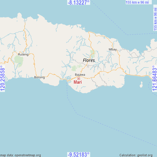 Mari on map