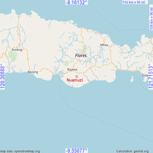 Nuamuzi on map