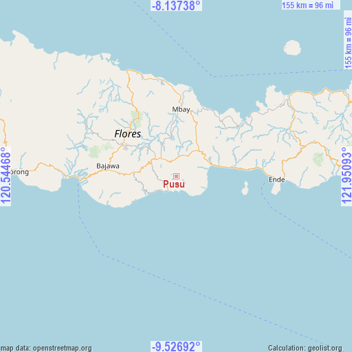 Pusu on map