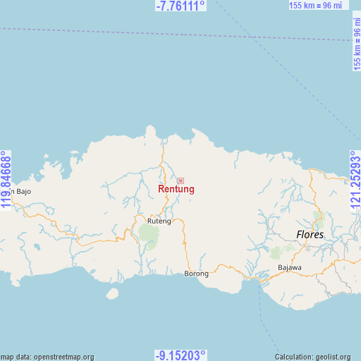 Rentung on map