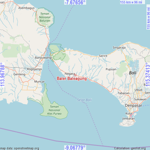 Baler Baleagung on map