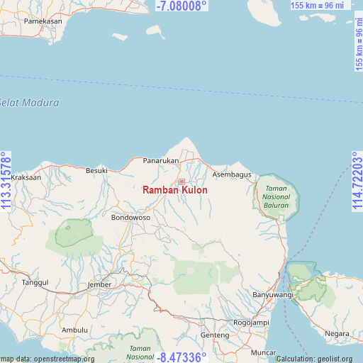 Ramban Kulon on map