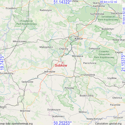 Sobków on map