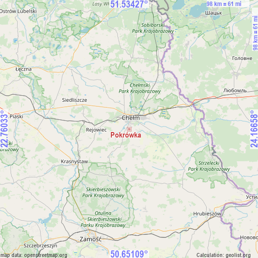 Pokrówka on map