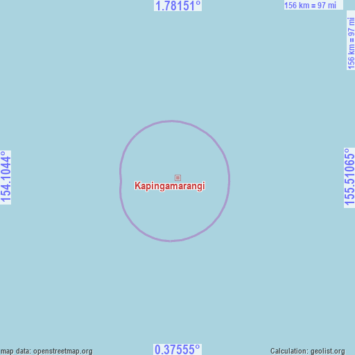 Kapingamarangi on map