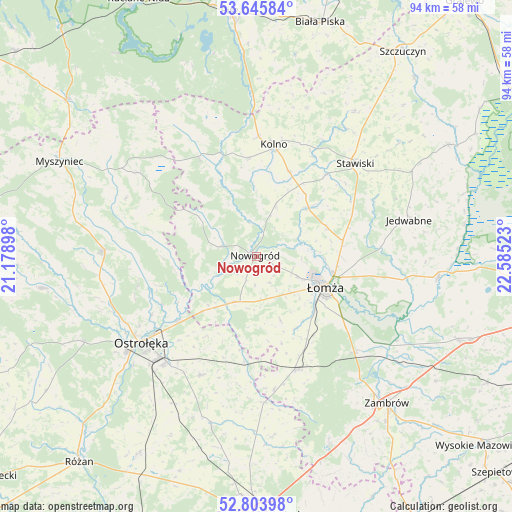 Nowogród on map