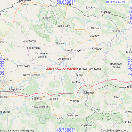 Miechowice Wielkie on map