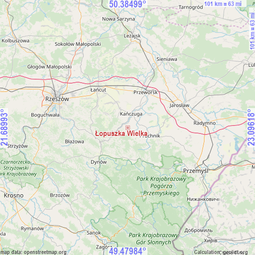 Łopuszka Wielka on map