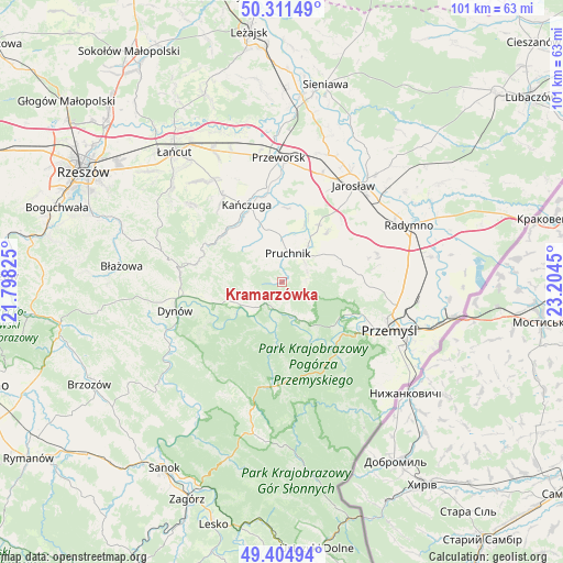 Kramarzówka on map