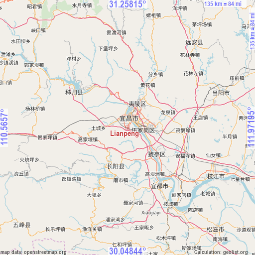 Lianpeng on map